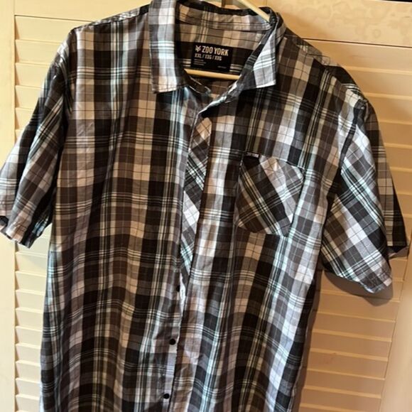 New York classic plaid button up - Picture 6 of 6